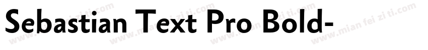 Sebastian Text Pro Bold字体转换